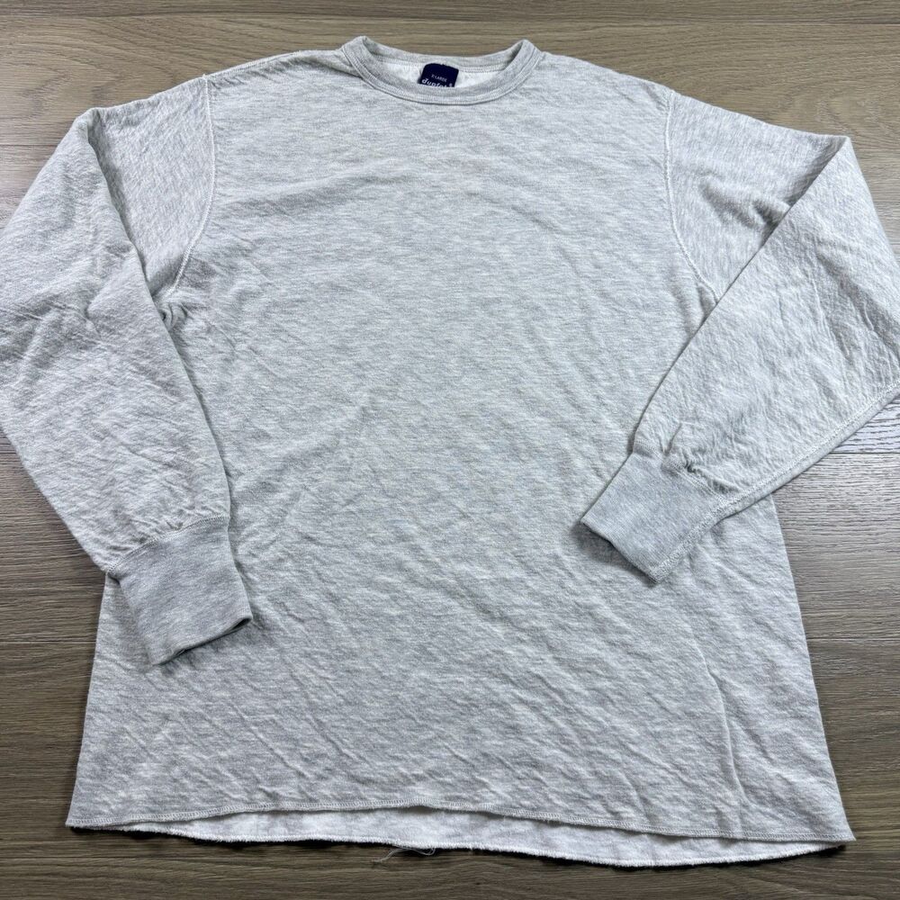 Vintage Duofold Shirt Men XL Thermal Base Layer Cotton Wool Blend Gray USA